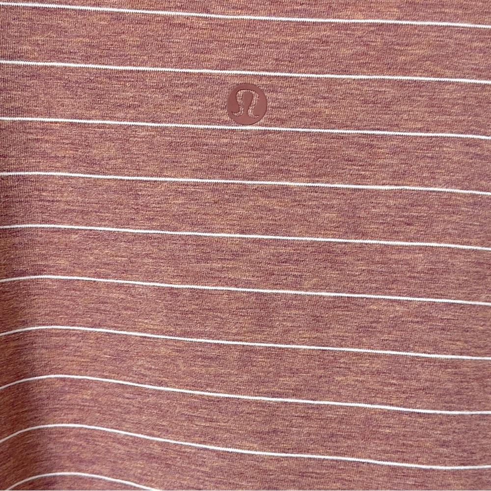lululemon athletica Pink Striped Short Sleeve Tee - Picture 10 of 10